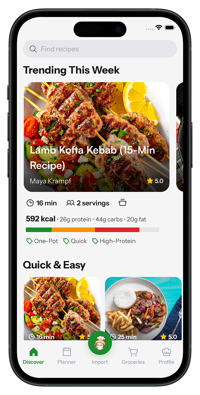 Cado app interface